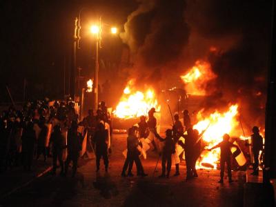 In Ägypten kommt es immer wieder zu gewalttätigen Konflikten zwischen Kopten und Muslimen. Feuer in Kairo
