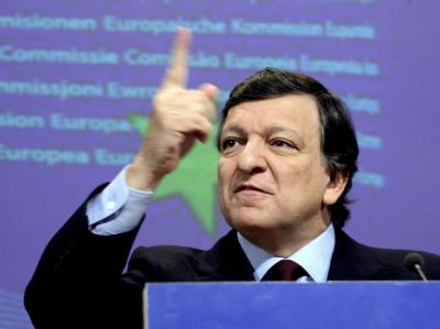 Ginge es nach EU-Kommissionspräsident Barroso, müssten sich alle EU-Staaten an der Rettung Griechenlands beteiligen. Foto: Oliver Hoslet Barroso