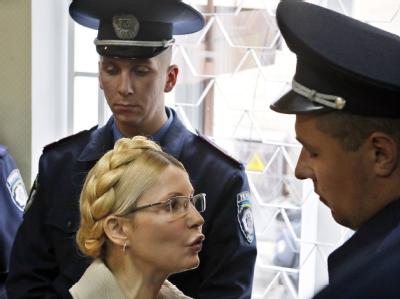 Das Urteil gegen Julia Timoschenko sorgt für eine Eiszeit zwischen der EU und der Ukraine. Foto: Sergey Dolzhenko Timoschenko