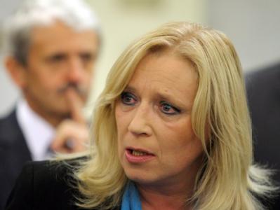 Der slowakischen Premierministerin Radicova ist die Enttäuschung ins Gesicht geschrieben. Foto: Peter Hudec Premierministerin Radicova