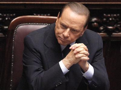 Erfolg für Silvio Berlusconi: Er hat die Vertrauensabstimmung im Parlament gewonnen. Foto: Giuseppe Lami Silvio Berlusconi
