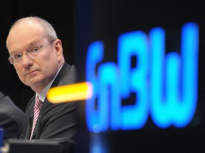Atomlobbyist: Der Vorstandsvorsitzende der EnBW, Hans-Peter Villis, bei einer Hauptversammlung des Energieversorgers. Archivfoto: Ronald Wittek EnBW-Chef Villis