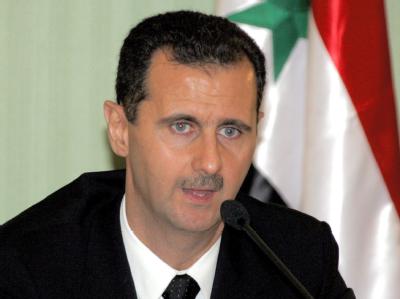 Syriens Präsident Bashar al-Assad bei einer Pressekonferenz in Damaskus. Archivfoto: Badawi Baschar al-Assad