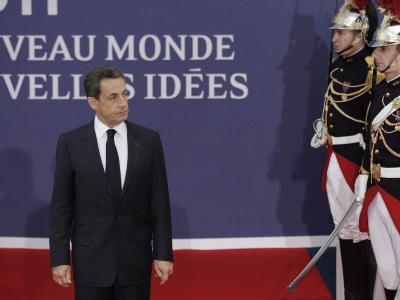 Frankreichs Präsident Nicolas Sarkozy ist Gastgeber des G20-Gipfels. Foto: Kerim Okten G-20-Gipfel in Cannes