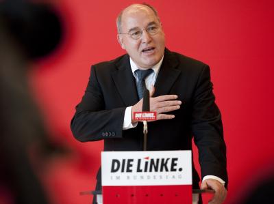 Der Fraktionsvorsitzende der Partei Die Linke im Bundestag, Gregor Gysi. Foto: Robert Schlesinger Gysi