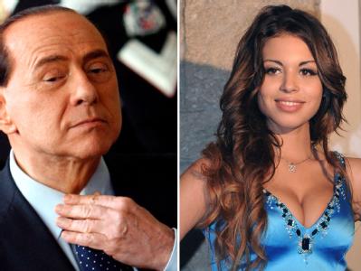 Silvio Berlusconi und «Ruby» alias Karima El-Marough. Fotos: Ettore Ferrari/Zennaro Luca Berlusconi und «Ruby»