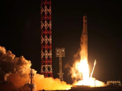 Wenige Stunden nach dem Start vom Weltraumbahnhof Baikonur ein russisches Raumschiff mit einer etwa 120 Millionen Euro teuren Sonde vom Kurs abgekommen. Foto: Roscosmos Zenit-2