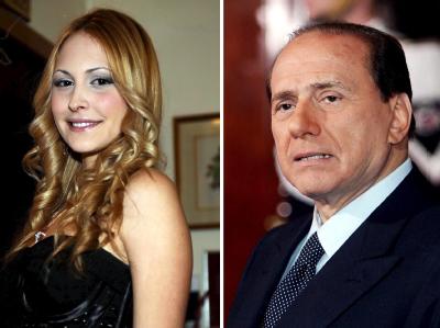 Eine angebliche Affäre mit der Schülerin Noemi Letizia hatte für Aufsehen gesorgt. Foto: Fusco/Onorati Silvio Berlusconi und Noemi Letizia
