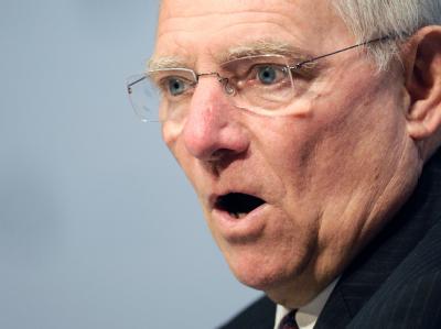 Bundesfinanzminister Wolfgang Schäuble sagt Nein zu Eurobonds ohne Fiskalunion. Foto: Boris Roessler dpa/Archiv Schäuble