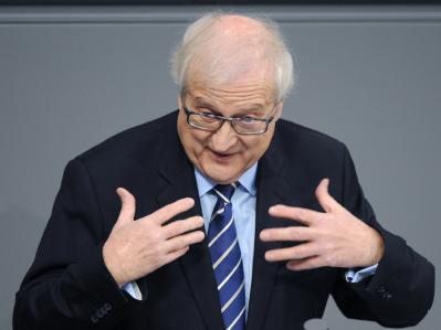 Der Fraktionsvorsitzende der FDP im Bundestag, Rainer Brüderle. Foto: Rainer Jensen Bundestag - Brüderle