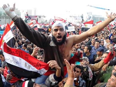 Die Wut wächst: Demonstranten auf dem Tahrir-Platz in Kairo. Foto: Mohamed Omar Die Wut wächst