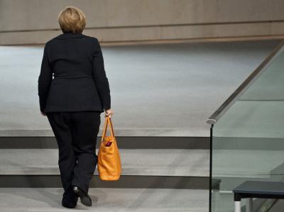 Kommt nicht so schnell aus der Puste: Bundeskanzlerin Merkel. Foto: Robert Schlesinger Bundeskanzlerin