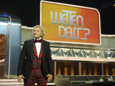 Thomas Gottschalk in seiner letzten «Wetten, dass...?»-Show in der Rolle des Moderators. Foto: Jörg Koch 'Wetten, dass..?'