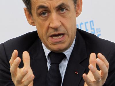 Frankreichs Staatspräsident Nicolas Sarkozy. Foto: Jacques Brignon/Archiv Sarkozy