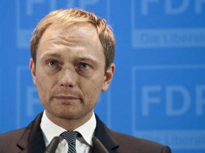 Der scheidende FDP-Generalsekretär Christian Lindner. Foto: Robert Schlesinger Lindner