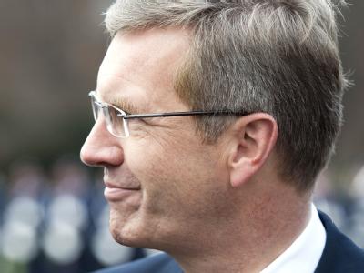 Bundespräsident Wulff gibt sich gelassen. Foto: Robert Schlesinger Christian Wulff