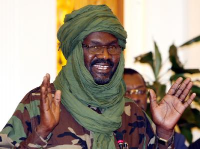 Khalil Ibrahim, Anführer der sudanesischen Rebellengruppe «Bewegung für Gerechtigkeit und Gleichheit» (JEM). Foto: str/Archiv Rebellenchef Khalil Ibrahim