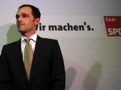 Auf dem Weg in die Regierungsverantwortung: Der Landes- und Fraktionsvorsitzende der SPD im Saarland, Heiko Maas. Foto: Fredrik von Erichsen Saar-SPD-Chef Maas