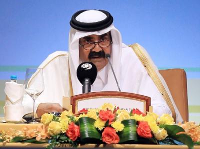 Der Emir von Katar, Scheich Hamad bin Chalifa al-Thani. Foto: STR/Archiv Emir von Katar