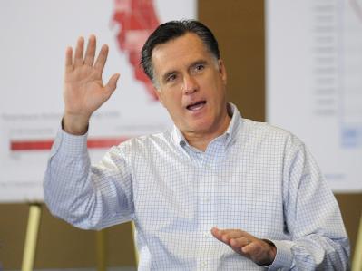 Einer der reichsten Amerikaner, der sich je um das Präsidentenamt beworben habe: Mitt Romney. Foto: Brian Blanco Romney