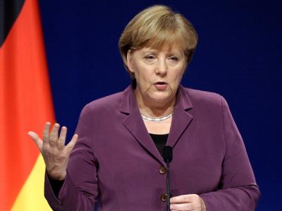 Ist gegen eine Erhöhung des Rettungsschirm-Kapitals: Bundeskanzlerin Angela Merkel. Foto: Christophe Karaba/Archivbild Merkel