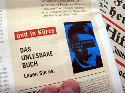 Hinweis in der Sammeledition «Zeitungszeugen» vom 05.01.2012. Foto: Stephan Jansen Hinweis