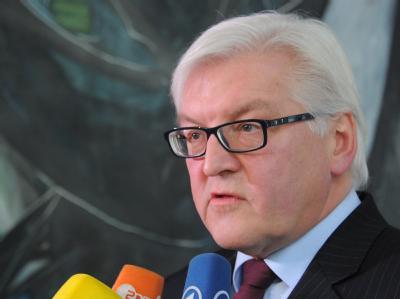 Der SPD-Fraktionsvorsitzende Frank Walter Steinmeier in Potsdam. Foto: Bernd Settnik Jahresauftaktklausur der SPD
