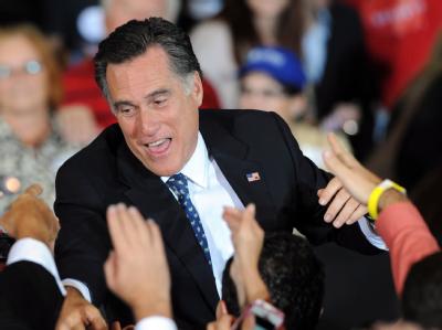 Mitt Romney hat bei den Republikaner-Vorwahlen in Florida rund 46 Prozent der Stimmen erzielt. Foto: Erik S. Lesser Mitt Romney auf Siegeskurs