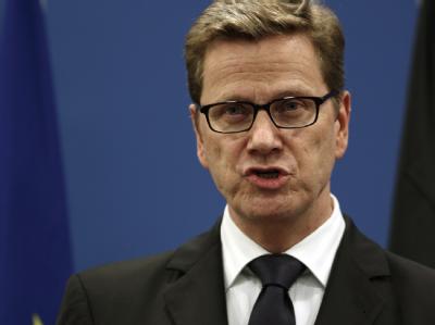 Deutlich Worte an die Adresse des syrischen Präsidenten Assad. Außenminister Westerwelle setzt sich offen für einen Machtwechsel ein. Foto: Atef Safadi Westerwelle