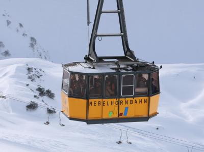 Eine vollbesetzte Kabine der Nebelhornbahn kam wegen eines technischen Defekts zum Stillstand. Foto: Karl-Josef Hildenbrand/Archiv Nebelhornbahn steht still