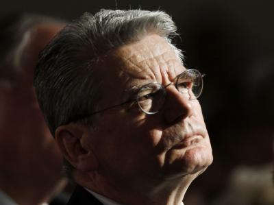 Der frühere Pfarrer Joachim Gauck: Die Union wird anders als ihr Koalitionspartner FDP den SPD-Favoriten nicht als Bundespräsidentenkandidaten akzeptieren. Foto: Frank Rumpenhorst/Archiv Joachim Gauck