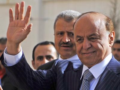 Hat Grund zur FreUde: Den bisherige Stellvertreter von Langzeitherrscher Salih ist zum Übergangspräsidenten gewählt, Abed Rabbo Mansur Hadi. Foto: Yayha Arhab/Archiv Hadi