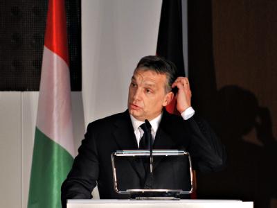 Harter Schlag für Ungarns Ministerpräsident Viktor Orban: Als erstes EU-Land verliert Ungarn Fördergelder aus Brüssel. Foto: Emily Wabitsch Viktor Orban