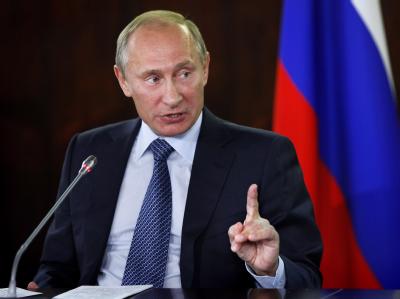 Auf Befehl eines tschetschenischen Islamistenführers sollte angeblich ein Anschlag auf Regierungschef Putin verübt werden. Foto: Alexander Zemlianichenko Regierungschef Putin