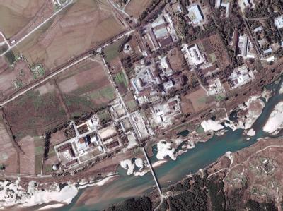 Ein Satellitenbild eines nordkoreanischen Atomzentrum Yongbyon, rund 100 nördlich von Pjöngjang. Foto: Digital Globe Atomzentrum Yongbyon