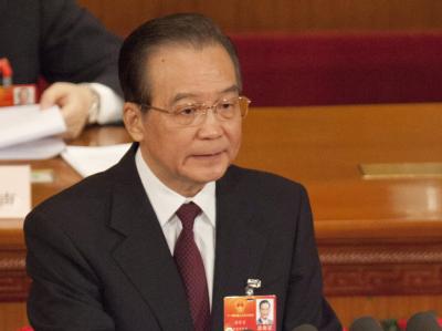 Chinas Regierungschef Wen Jiabao erwartet ein deutlich langsameres Wachstum von Wirtschaft und Außenhandel. Foto: Adrian Bradshaw Wen Jiabao