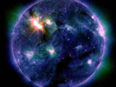 Aufnahme des Sonnensturm