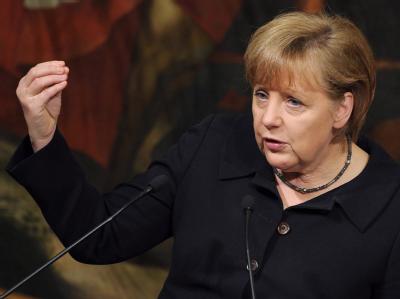 «Wenn es in Nordrhein-Westfalen zu Neuwahlen kommen sollte, dann glaube ich, ist das gut und richtig»: Bundeskanzlerin Angela Merkel. Foto: Ettore Ferrari/Archiv Merkel