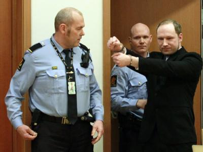 Der mutmaßliche norwegische Massenmörder Anders Behring Breivik: Vorbild für den Toulouse-Mörder? Foto: Heiko Junge/Archiv Anders Behring Breivik