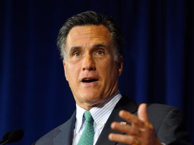 Im Rennen um den republikanischen Herausforderer von US-Präsident Barack Obama liegt der Ex-Gouverneur Mitt Romney klar vorn. Foto: Tannen Maury Mitt Romney