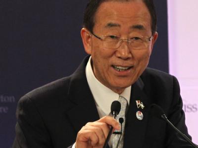 Ban Ki Moon.reist nach Birma. Foto: Stephen Morrison/Archiv Ban Ki Moon