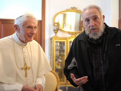 Papst Benedikt und Fidel Castro während ihres Treffens in der kubanischen Hauptstadt. Foto: Osservatore Romano Treffen in Havanna