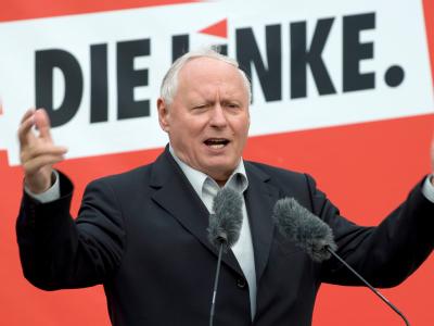Die Linke wartet auf die Entscheidung von Oskar Lafontaine über ein Comeback als Parteichef. Foto: Sebastian Kahnert / Archiv Lafontaine