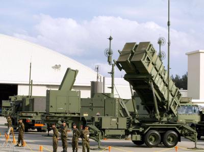 Japans Armee hat ein Raketenabwehrsystem in Stellung gebracht. Foto: epa/str/Archiv Raketenabwehrsystem