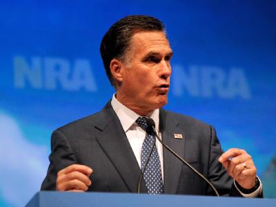 Romney: «Werde den zweiten Verfassungszusatz über das Recht des amerikanischen Volkes auf Waffentragen schützen». Foto: Sid Hastings Romney
