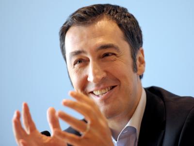 Der Parteivorsitzende von Bündnis 90 Die Grünen, Cem Özdemir. Foto: Caroline Seidel Bundesvorstandssitzung der Grünen in Düsseldorf