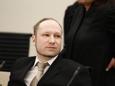 Anders Behring Breivik behauptet, er habe in Notwehr gehandelt. Foto: Hakon Mosvold Larsen Massenmörder Breivik