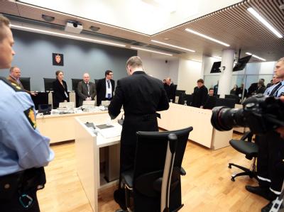 Das Gericht in Oslo erhofft sich von der Aussage des Rassisten und Islamhassers Anders Breivik wichtige Erkenntnisse zu dessen Zurechnungsfähigkeit. Foto: Lise Aserud Breivik-Prozess