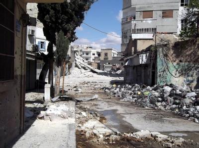 Nach 13 Monaten Blutvergießen scheint nun der Weg für die Entsendung einer 300 Mann starken Blauhelmtruppe nach Syrien frei. Der Sicherheitsrat in New York will ein entsprechendes Mandat verabschieden. Foto: epa Unruhen in Syrien
