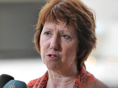 Die EU-Außenbeauftragte Catherine Ashton: «Die Repression in Syrien muss enden». Foto: Nicolas Bouvy Catherine Ashton